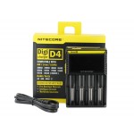 NiteCore D4 Digi Charger - 4 Bay
